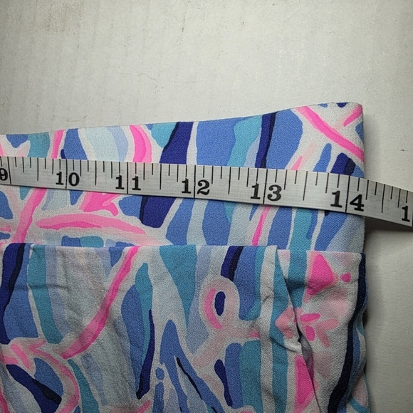 Lilly Pulitzer 5" Neilah Short In Skim Blue Reel Nauti Engineered Short Size XS - Picture 4 of 8